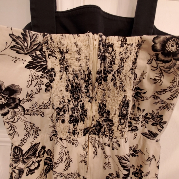 Kim Rogers Signature Dress Damask Black Whi Size 8 - Picture 6 of 9